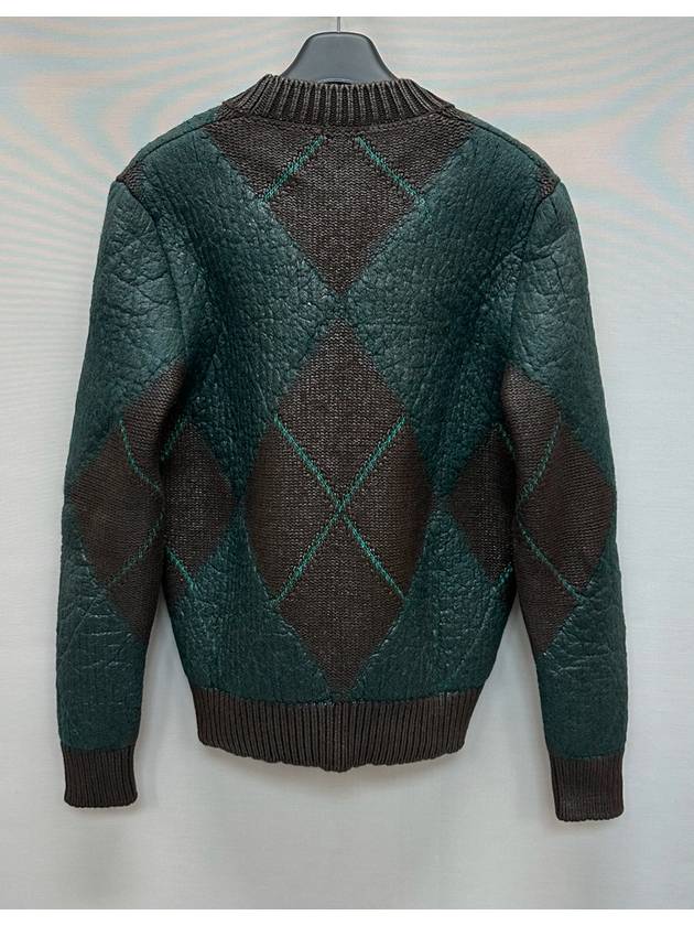 argyle v neck sweater - BOTTEGA VENETA - BALAAN 4