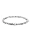 Matrix Tennis Rhodium Plated Bracelet White - SWAROVSKI - BALAAN 4