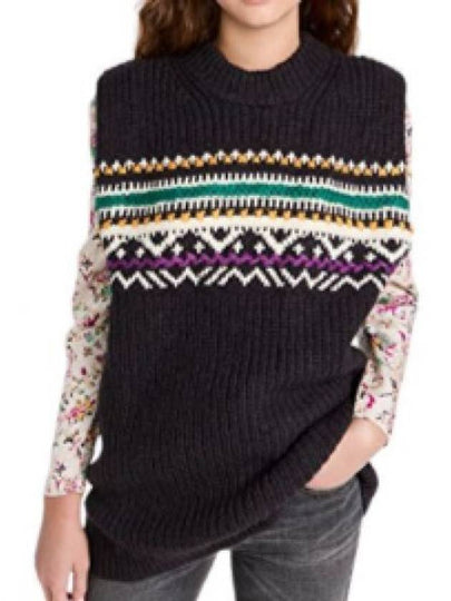 Gresley Wool Sleeveless Knit Top Fade Night - ISABEL MARANT - BALAAN 2