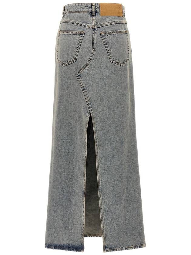 Mm6 Maison Margiela Denim Long Skirt - MAISON MARGIELA - BALAAN 2