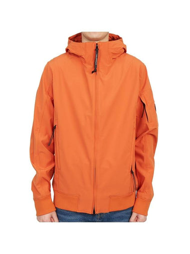 Men's Solf Shell R Lens Hooded Jacket Orange - CP COMPANY - BALAAN 1