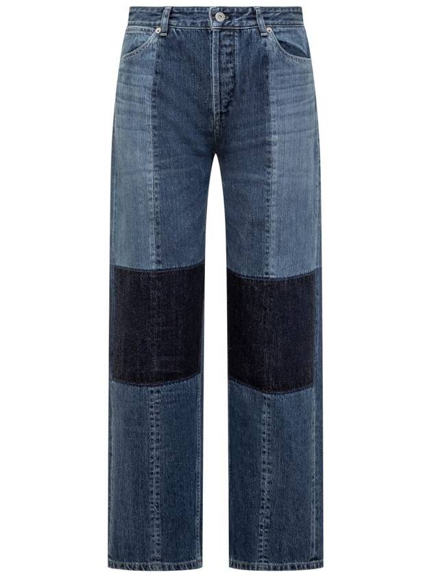 Denim Straight Pants J40KA0198 J45237484 - JIL SANDER - BALAAN 2