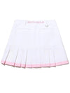 Hem point pleated skirt PINK - 20THHOLE - BALAAN 3