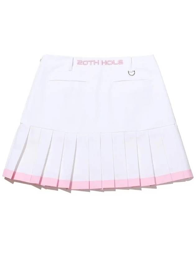 Hem point pleated skirt PINK - 20THHOLE - BALAAN 3