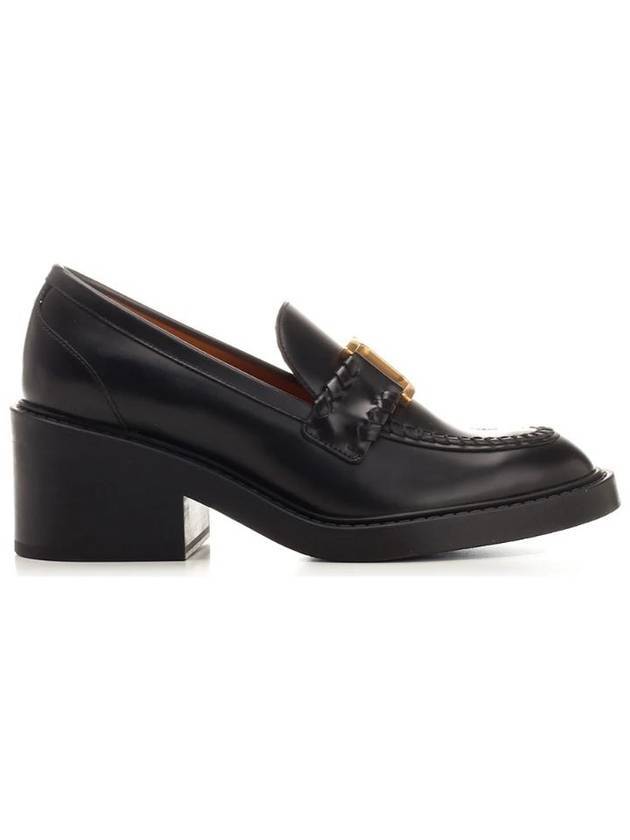 Women's Marci Heel Loafers Black - CHLOE - BALAAN 1