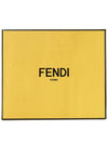 Shadow Diagonal Leather Half Wallet Black - FENDI - BALAAN 8