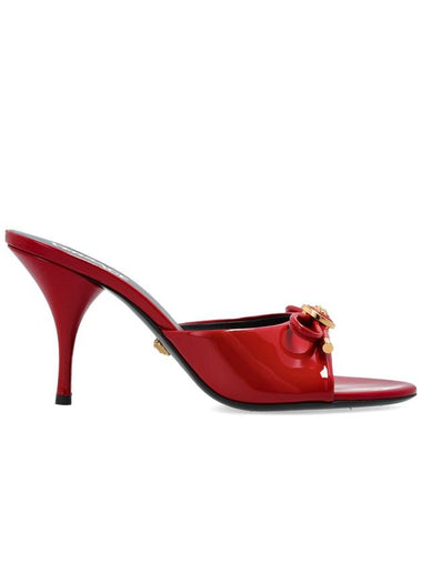 Versace Heeled Mules 'Opera Bow', Women's, Red - VERSACE - BALAAN 1