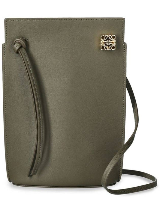 Dice Pocket Classic Calfskin Cross Bag Dark Khaki - LOEWE - BALAAN 2