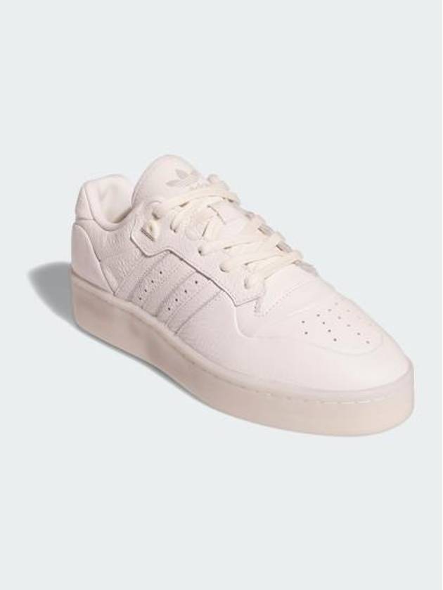 Rivalry Lux Leather Low Top Sneakers Cloud White - ADIDAS - BALAAN 5