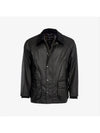 Bedale Wax Half Lined Jacket Black - BARBOUR - BALAAN 3