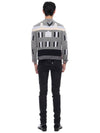 House Intarsia Wool Knit Top Light Grey - THOM BROWNE - BALAAN 6