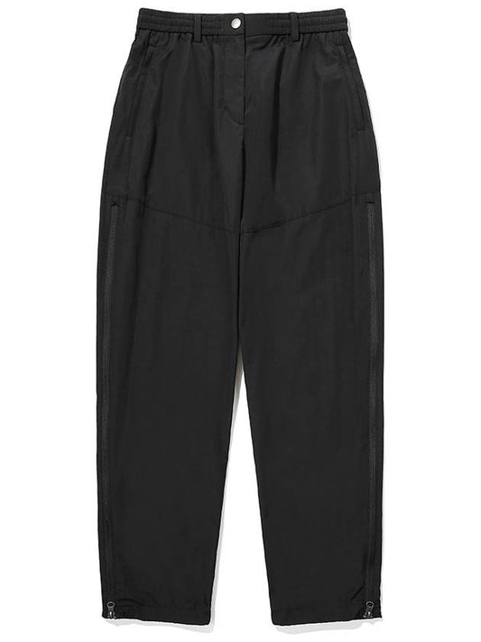 SIDE ZIP PANTS BLACK WOMAN - MALBON GOLF - BALAAN 1