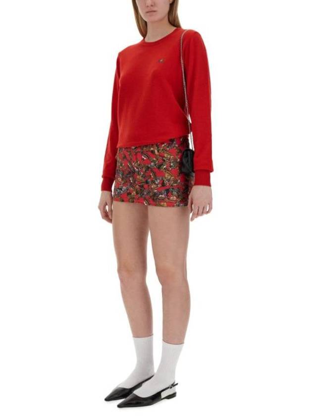 Bea Jumper Knit Top Red - VIVIENNE WESTWOOD - BALAAN 3