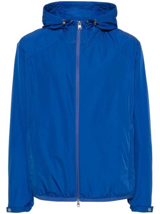 Clapier Hooded Zip Up Blue - MONCLER - BALAAN 1