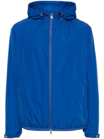 Clapier Zip Up Hoodie Blue - MONCLER - BALAAN 1