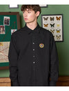 OVERFIT COTTON SHIRTS BLACK - ZIZEMUSEUM - BALAAN 2