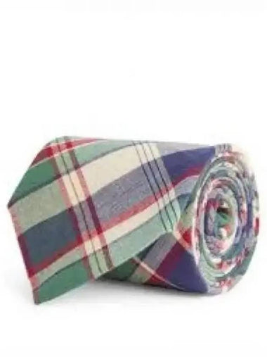 Faded Madras Necktie - POLO RALPH LAUREN - BALAAN 1