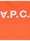 VPC Logo Organic Cotton Short Sleeve T-Shirt Orange - A.P.C. - BALAAN 5