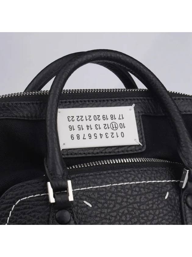 5AC Logo Patch Mini Tote Bag Black - MAISON MARGIELA - BALAAN 4