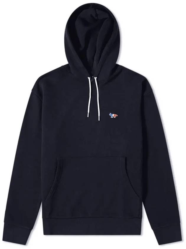 12th Anniversary Fox Patch Hoodie Navy AU00307AT1503 - MAISON KITSUNE - BALAAN 1