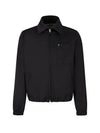 Heart Logo Zip-up Jacket Black - AMI - BALAAN 3