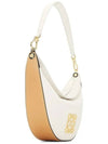 Luna Logo Plaque Hobo Small Shoulder Bag White - LOEWE - BALAAN 5