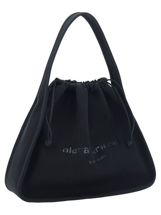 Ryan Rib Knit Large Tote Bag Black - ALEXANDER WANG - BALAAN 3