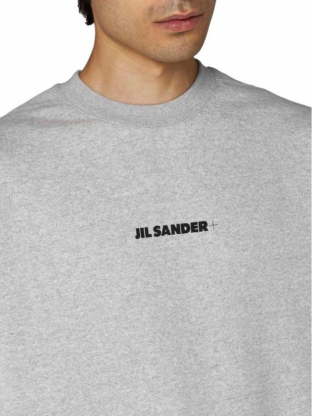 Men's Logo Sweatshirt Grey - JIL SANDER - BALAAN 8