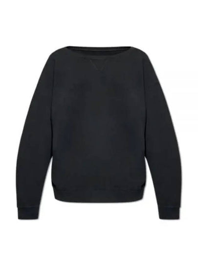 Invitation Print Cotton Sweatshirt Black - MAISON MARGIELA - BALAAN 2