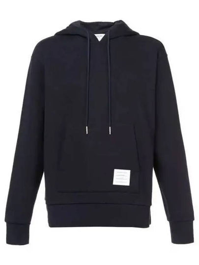 Men's Center Back Stripe Logo Patch Hoodie Navy - THOM BROWNE - BALAAN 2