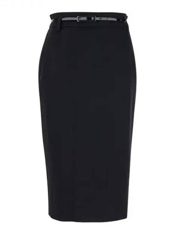 Max Mara STUDIO GINSENG Wool Skirt 270579 - MAX MARA - BALAAN 1