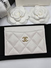 Classic Card Wallet Holder White AP0213 - CHANEL - BALAAN 6