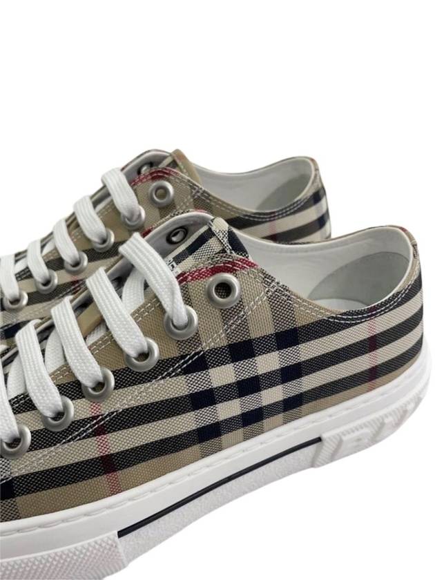 Vintage Check Cotton Sneakers Archive Beige - BURBERRY - BALAAN 3