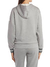 Women's Logo Patch Hooded Zip-Up Gray - MONCLER - BALAAN 8