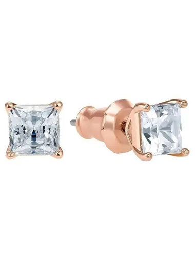 Stila Attract Stud Square Earrings Rose Gold - SWAROVSKI - BALAAN 1