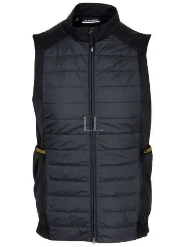 Kenny Hybrid KENNY HYBRID High Neck Logo Padded Vest Black - J.LINDEBERG - BALAAN 2