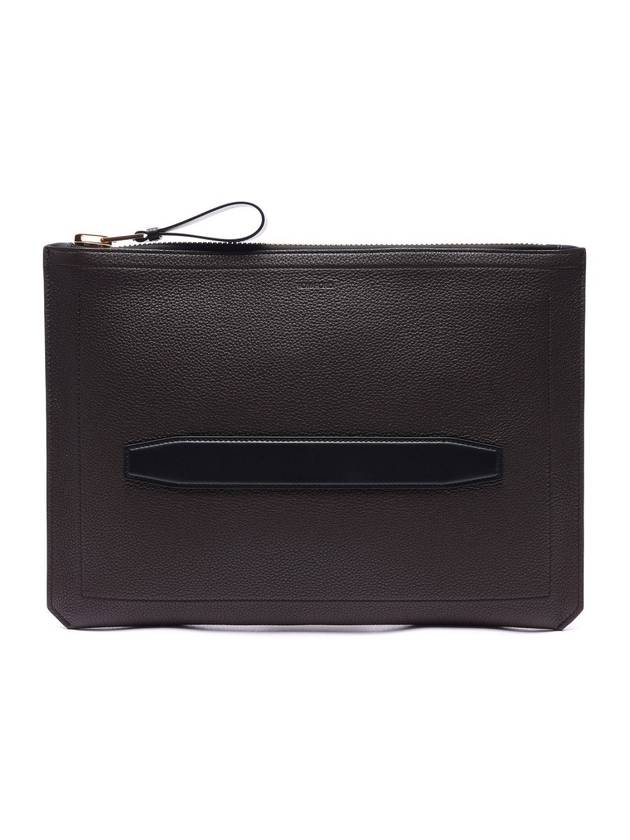 Clutch Bag Brown - TOM FORD - BALAAN.