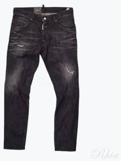 Easy Wash Skater Jeans Black - DSQUARED2 - BALAAN 2