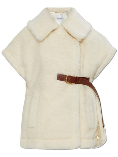 Teddy Belt Cape White - MAX MARA - BALAAN 2