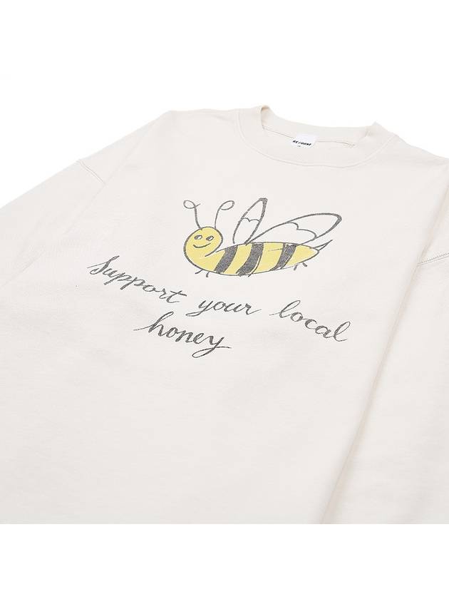 488 08WOGC003 Versize Local Honey Print Women's Sweatshirt - RE/DONE - BALAAN 4