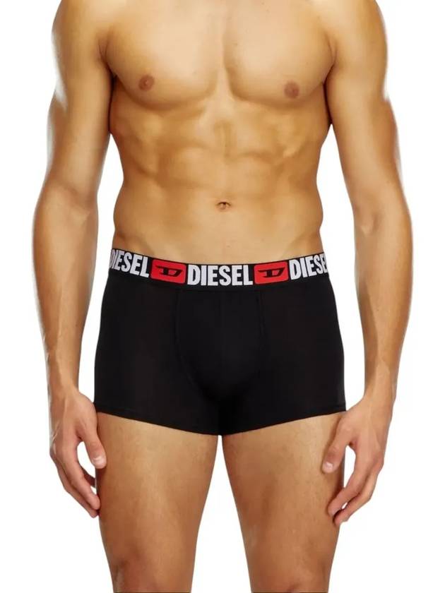 All-Over Waist Logo Band Briefs 3 Pack Black - DIESEL - BALAAN 7