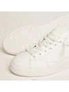 Women's Black Tab Purestar Low Top Sneakers White - GOLDEN GOOSE - BALAAN 4