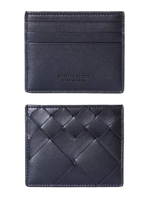 Intrecciato Card Wallet Black - BOTTEGA VENETA - BALAAN 3