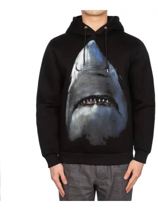 Shark Print Hoodie Black - GIVENCHY - BALAAN 3