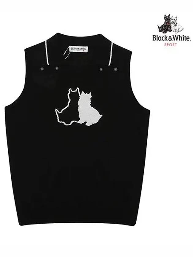 Terrier Intasha Vest 2003LZVVBLACK - BLACK&WHITE - BALAAN 1