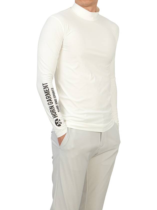 Men's SS Epoch Inner Long Sleeve T-Shirt White - HORN GARMENT - BALAAN 6