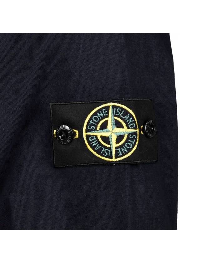 Waffen Patch Garment Dyed Heavy Cotton Sweatshirt Navy - STONE ISLAND - BALAAN 5