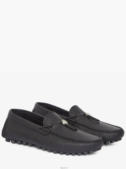 CD Diamond Grained Calfskin Loafers Black - DIOR - BALAAN 2