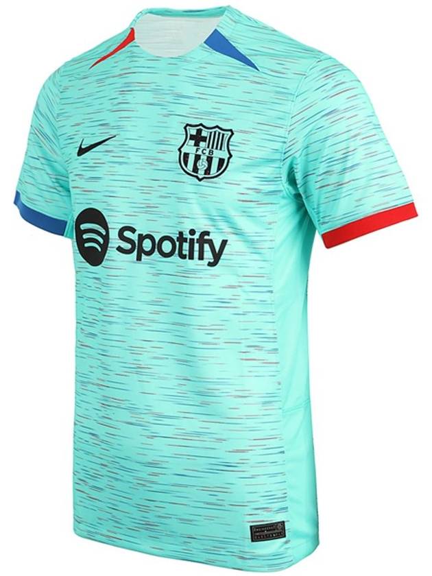 Barcelona 2023/24 Stadium Third Jersey Short Sleeve T-Shirt Blue - NIKE - BALAAN 1