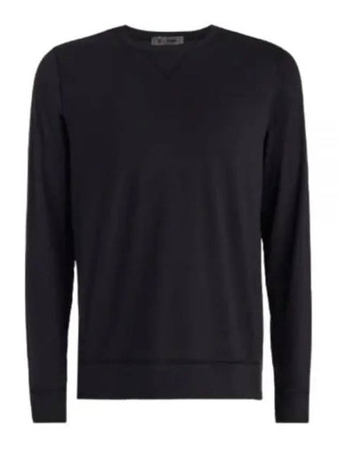 GFORE 24 LUXE CREWNECK MID LAYER GMM000007 ONYX Men s Lux Crew Neck - G/FORE - BALAAN 1